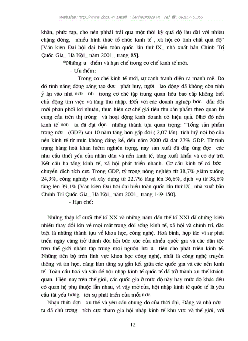 image for page Quy luật QHSX phù hợp với trình độ phát triển của LLSX vận dụng trong sự nghiệp xây dựng CNXH ở VN