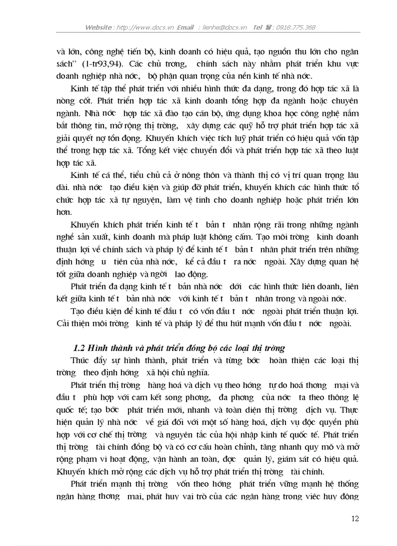 image for page Quan điểm toàn diện với việc xây dựng phát triển nền KTTT XHCN ở nước ta hiện nay