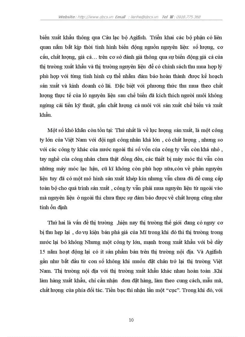 image for page Mối quan hệ giữa LLSX QHSX trong doanh nghiệp C ty Agifish An Giang