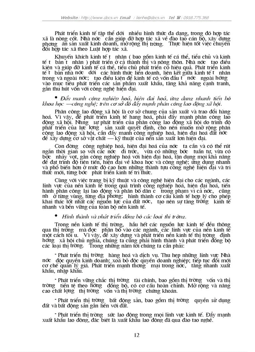 image for page Quan điểm toàn diện với việc xây dựng phát triển nền KTTT định hướng XHCN