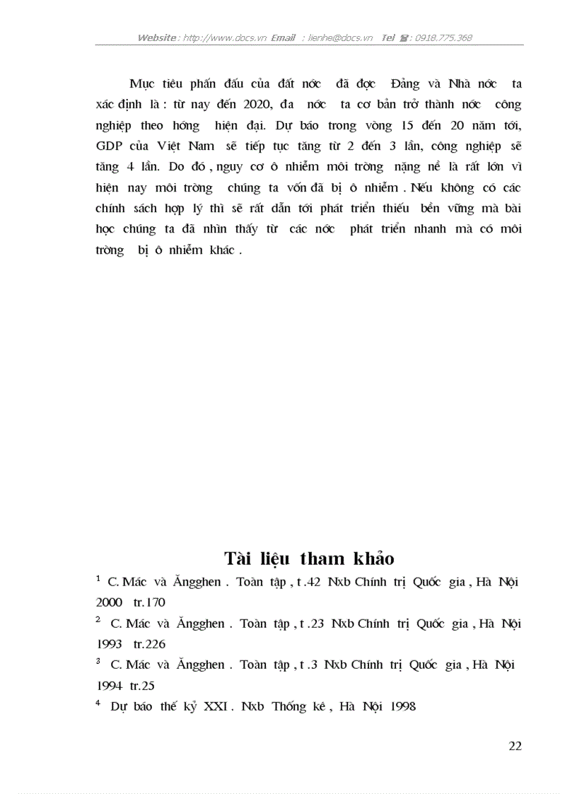 image for page Mối liên hệ biện chứng giữa tăng trưởng kinh tế bảo vệ môi trường sinh thái