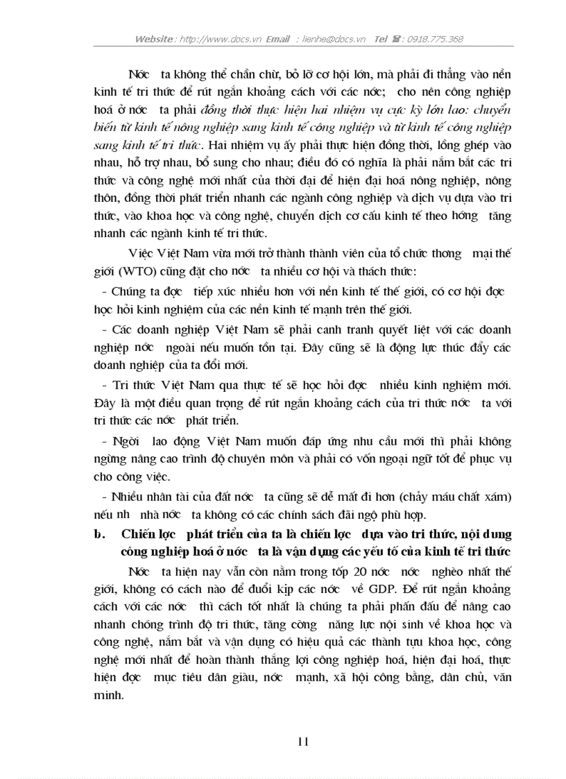 image for page Kinh tế tri thức trong quá trình CNH HĐH ở VN hiện nay