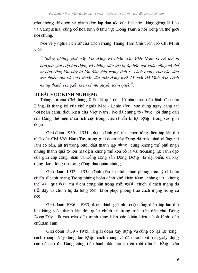 image for page Nguyên nhân thắng lợi ý nghĩa lịch sử bàI học kinh nghiệm của cách mạng tháng tám và sự chuẩn bị chu đáo chọn đúng thời cơ của đảng và hồ chủ tịch