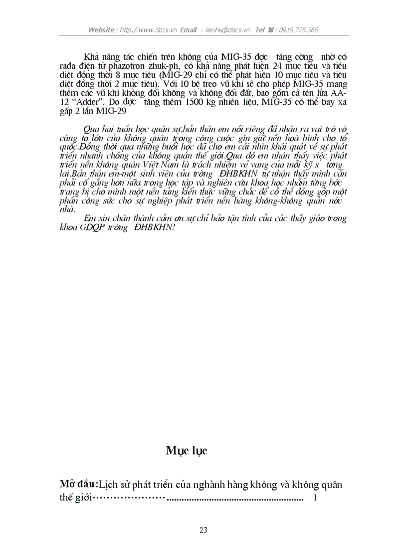 image for page Lịch sử phát triển của ngành hàng không không quân trên thế giới