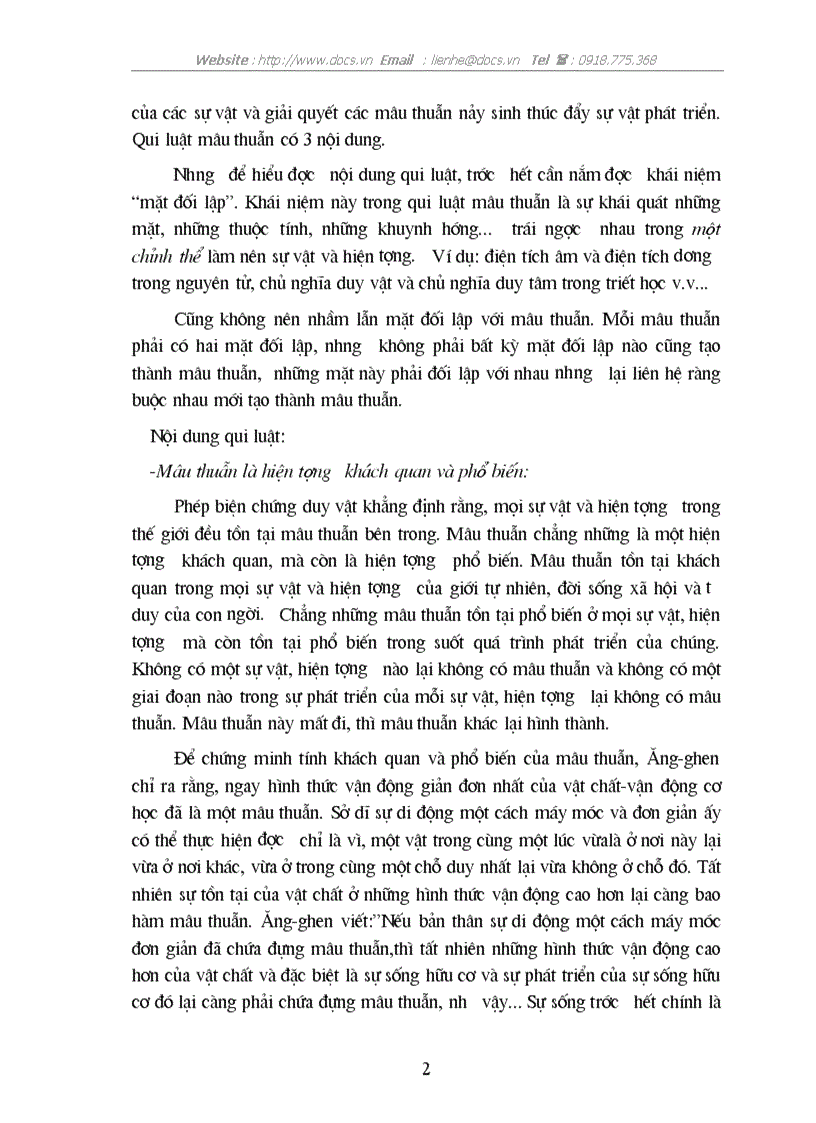 image for page Qui luật mâu thuẫn trong phép biện chứng duy vật với việc phân tích hệ thống mâu thuẫn của kinh tế thị trường định hướng xã hội chủ nghĩa ở Việt Nam