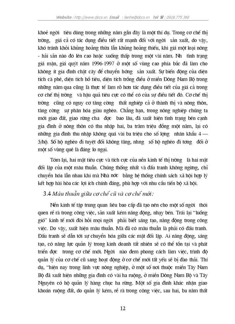 image for page Qui luật mâu thuẫn trong phép biện chứng duy vật với việc phân tích hệ thống mâu thuẫn của kinh tế thị trường định hướng xã hội chủ nghĩa ở Việt Nam