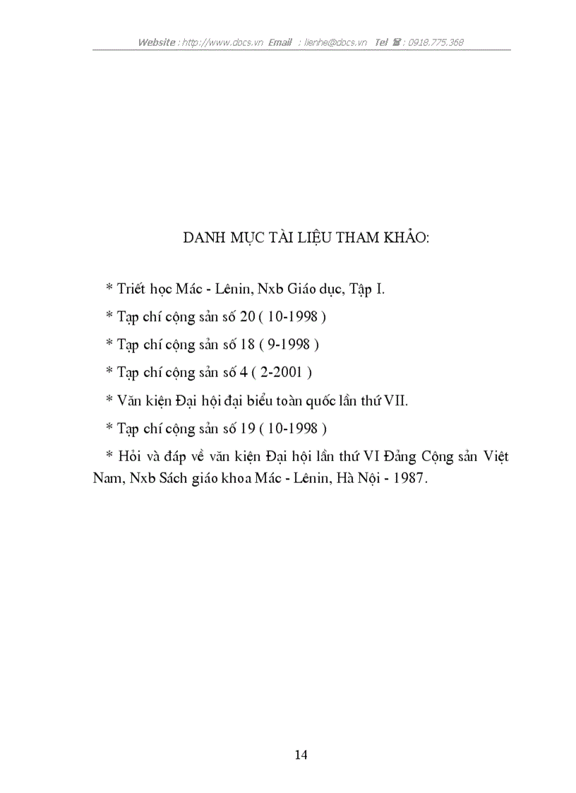 image for page Qui luật mâu thuẫn trong phép biện chứng duy vật với việc phân tích hệ thống mâu thuẫn của kinh tế thị trường định hướng xã hội chủ nghĩa ở Việt Nam