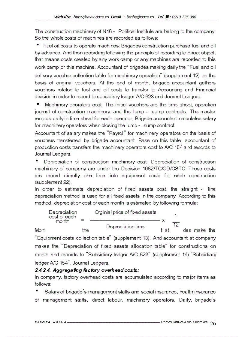image for page Aggregating production costs and evaluating unit cost