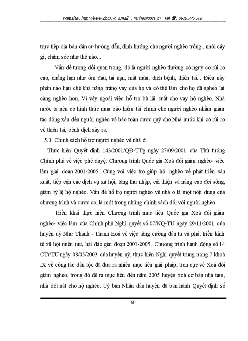 image for page Thực trạng và giải pháp Xoá đói giảm nghèo ở huyện Như Thanh Thanh Hoá Thanh Hoá