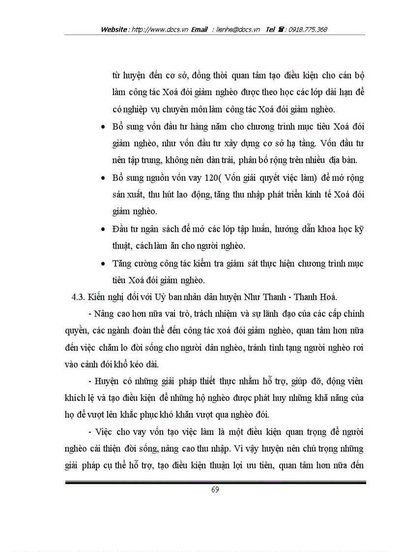 image for page Thực trạng và giải pháp Xoá đói giảm nghèo ở huyện Như Thanh Thanh Hoá Thanh Hoá