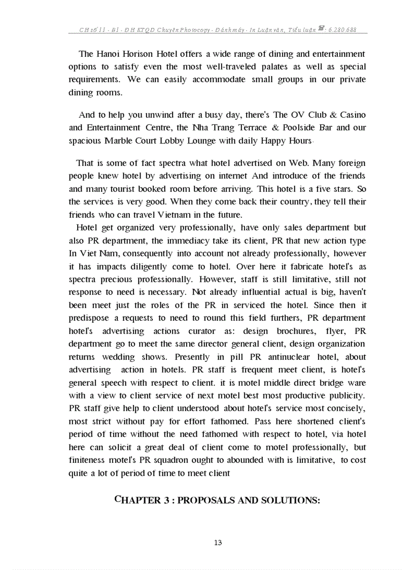 image for page Advertising methods of HaNoi horison hotel