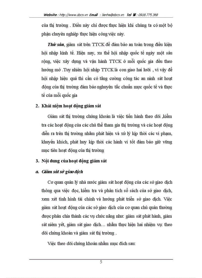 image for page Tìm hiểu hoạt động giám sát trên thị trường chứng khoán nước ta hiện nay