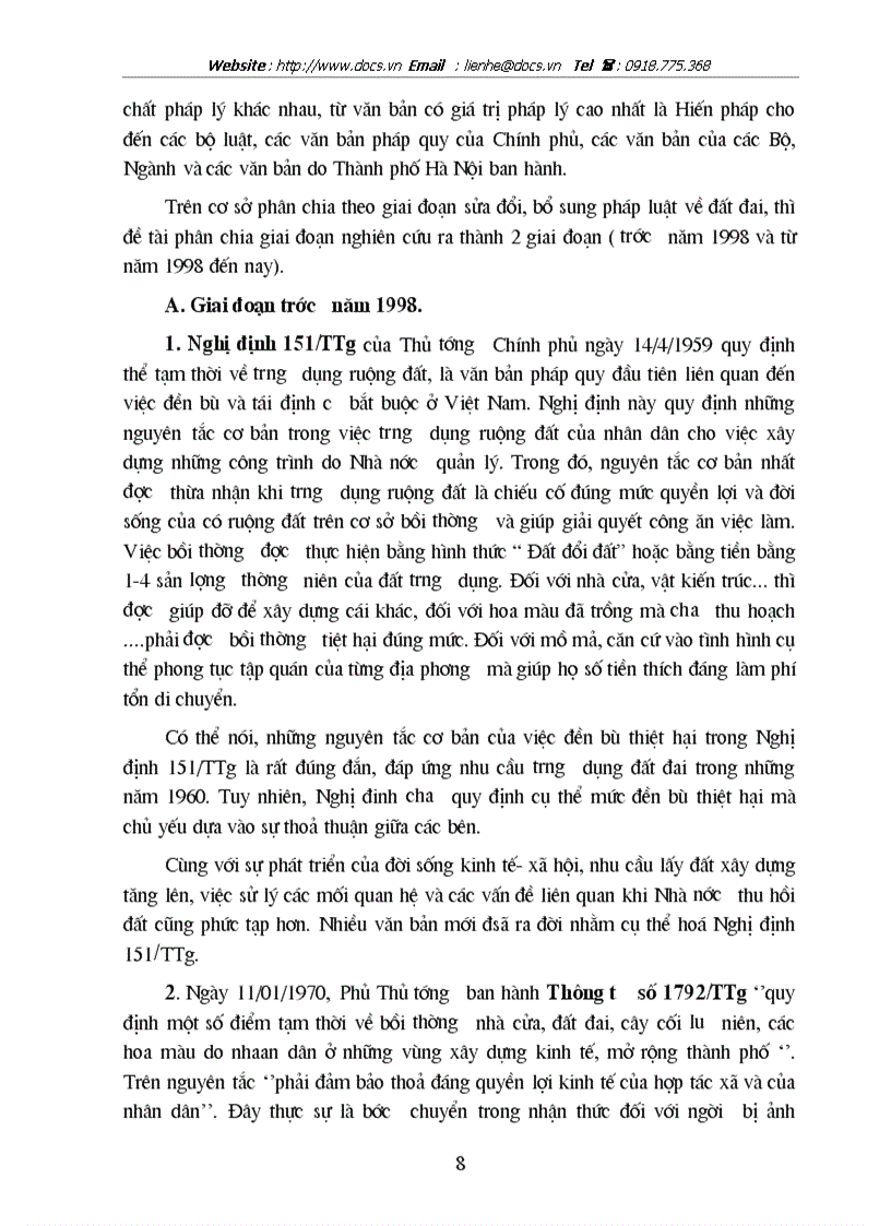image for page Hoàn thiện chính sách và phương thức đền bù giải phóng mặt bằng trên địa bàn Thành phố Hà Nội