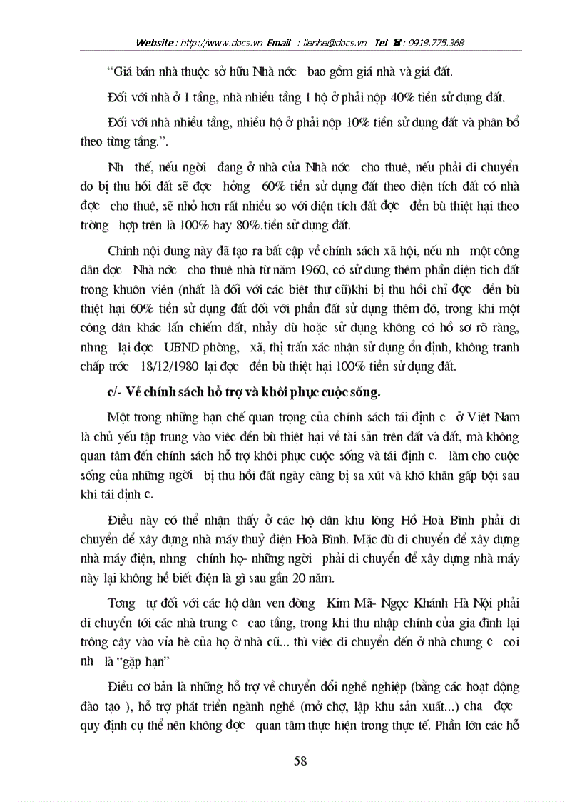 image for page Hoàn thiện chính sách và phương thức đền bù giải phóng mặt bằng trên địa bàn Thành phố Hà Nội