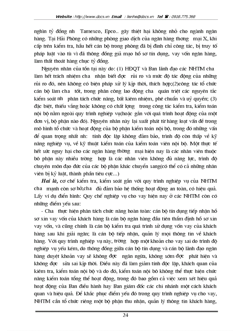 image for page Xây dựng hệ thống kiểm soát ngân hàng nội bộ tại các ngân hàng thương mại ở việt nam