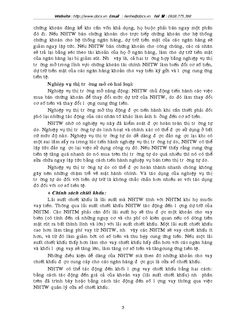 image for page Vai trò của Ngân hàng trung ương trong nền kinh tế thị trường