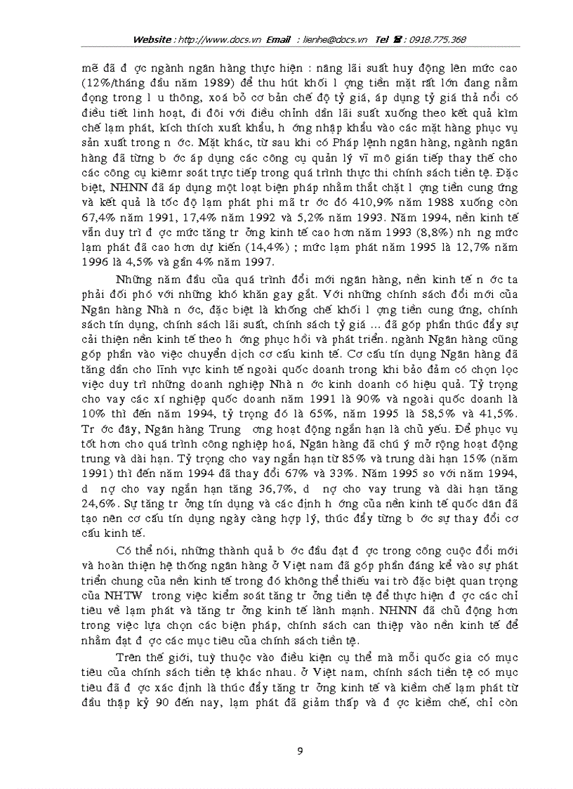 image for page Vai trò của Ngân hàng trung ương trong nền kinh tế thị trường