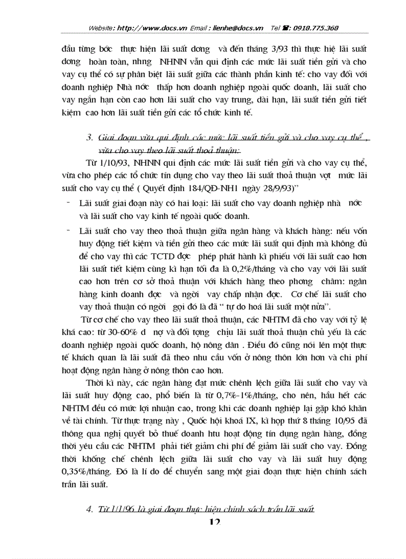 image for page Lãi suất vấn đề điều hành lãi suất và thực trạng thực hiện chính sách lãi suất tín dụng ở Việt Nam