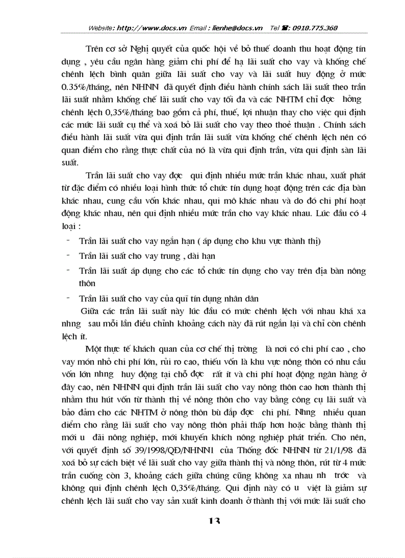 image for page Lãi suất vấn đề điều hành lãi suất và thực trạng thực hiện chính sách lãi suất tín dụng ở Việt Nam