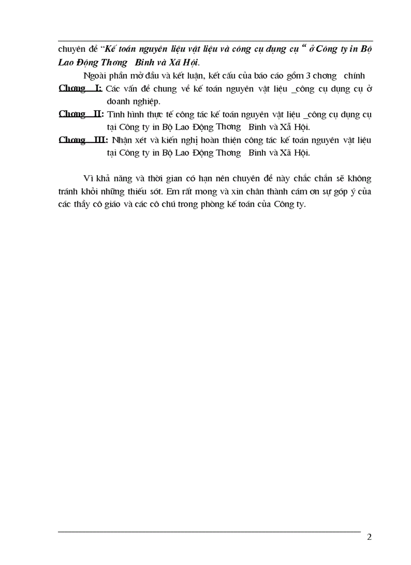 image for page Kế toán nguyên liệu vật liệu và công cụ dụng cụ ở Công ty in Bộ Lao Động Thương Binh và Xã Hội
