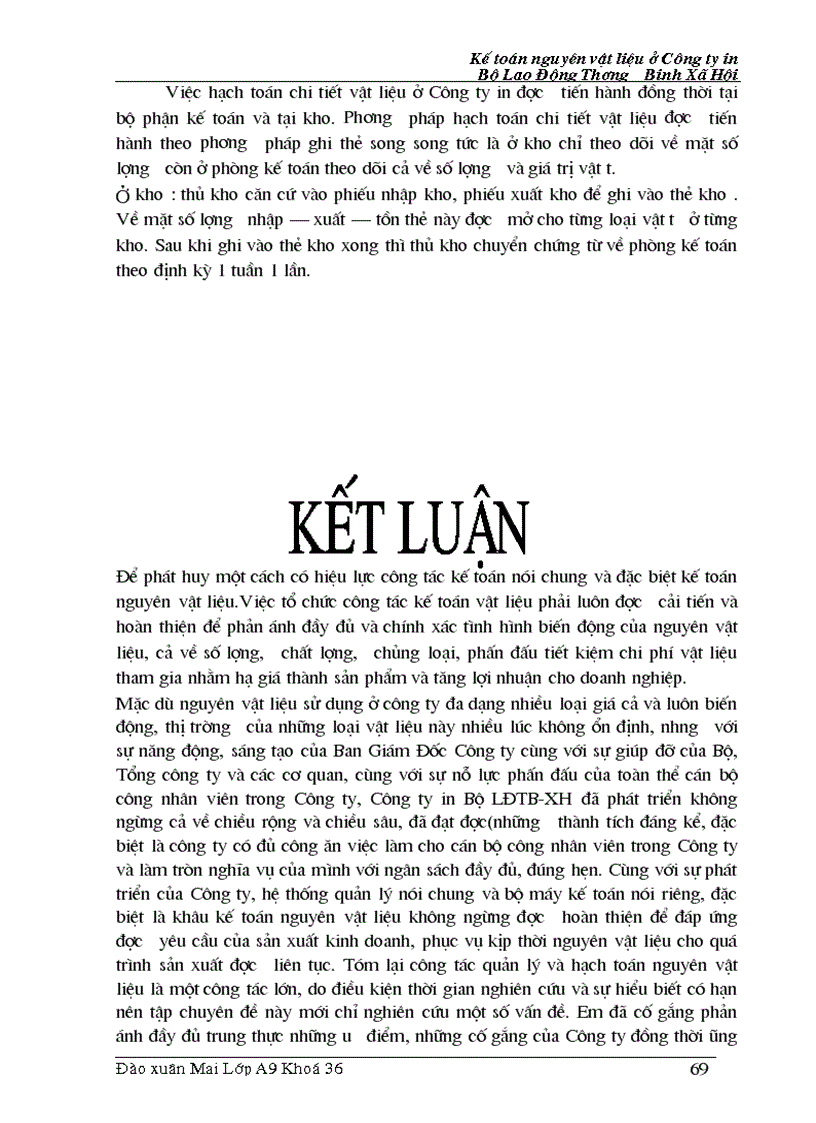 image for page Kế toán nguyên liệu vật liệu và công cụ dụng cụ ở Công ty in Bộ Lao Động Thương Binh và Xã Hội