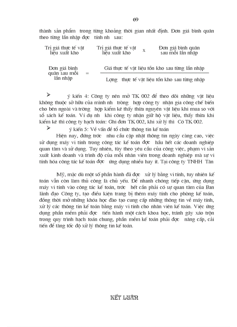 image for page Hoàn thiện công tác kế toán nguyên vật liệu tại công ty TNHH Tân Mỹ