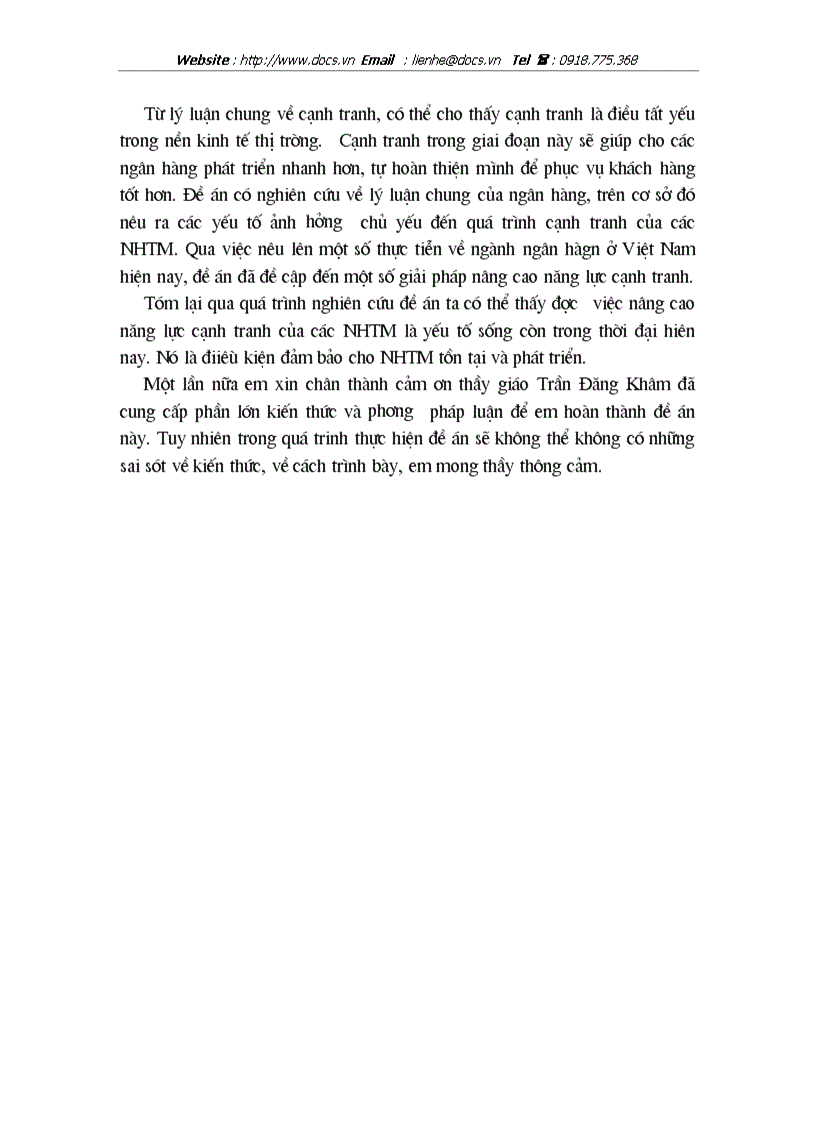 image for page Cạnh tranh và giải pháp nâng cao năng lực cạnh tranh trong hoạt động kinh doanh ngân hàng ở Việt Nam