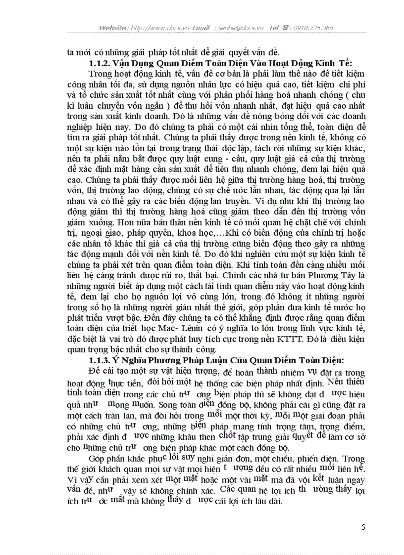 image for page Quan điểm toàn diện với việc xây dựng phát triển KTTT theo định hướng XHCN