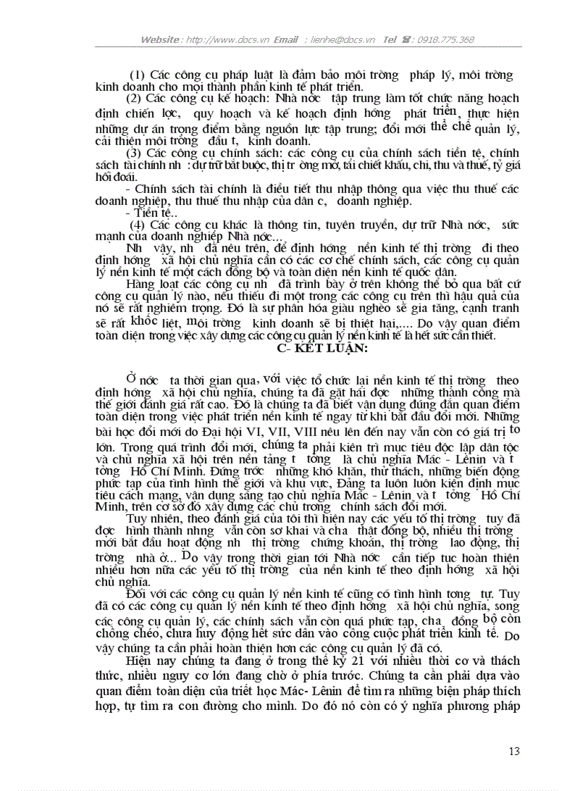 image for page Quan điểm toàn diện với việc xây dựng phát triển KTTT theo định hướng XHCN