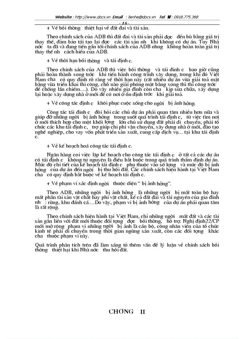 image for page Hoàn thiện chính sách bồi thường thiệt hại khi Nhà nước thu hồi đất trên địa bàn Thành phố Hà Nội