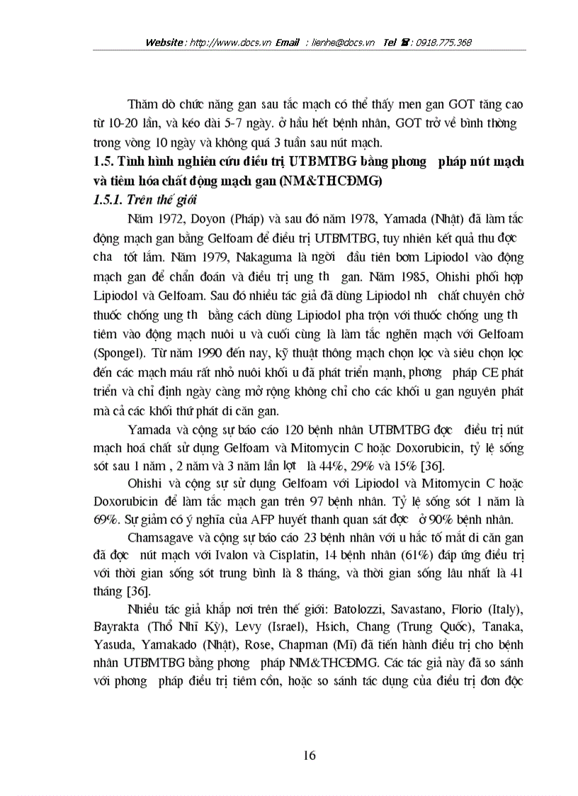 image for page Đánh giá kết quả bước đầu điều trị ung thư gan nguyên phát bằng nút mạch tiêm Doxorubicin Cisplatin vào động mạch gan