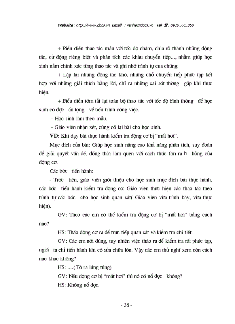 image for page Vận dụng phương pháp dạy học trực quan trong dạy học môn kĩ thuật công nghiệp lớp 11 phổ thông
