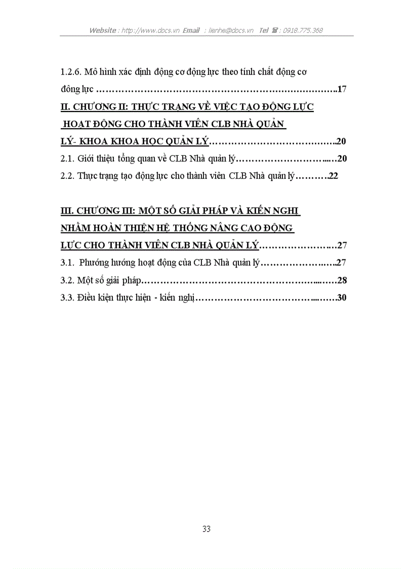 image for page Một số giải pháp và kiến nghị nhằm hoàn thiện hệ thống nâng cao động lực cho thành viên clb nhà quản lý