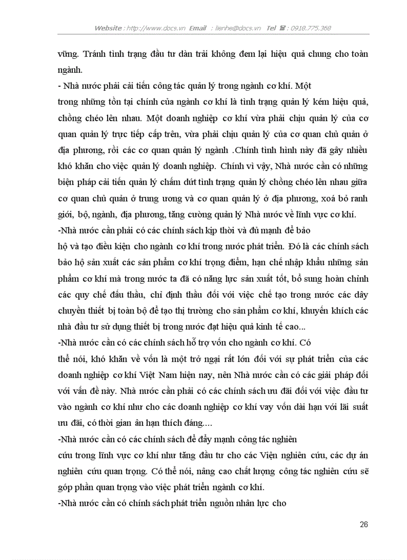 image for page Một số giải pháp nhằm nâng cao khả năng cạnh tranh của ngành cơ khí Việt Nam