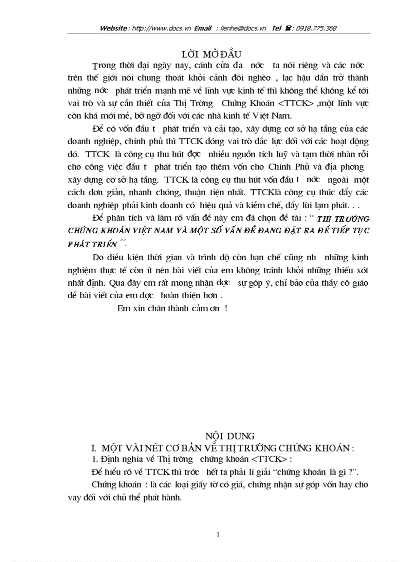 image for page Thị trường chứng khoán việt nam và một số vấn đề đang đặt ra để tiếp túc phát triển