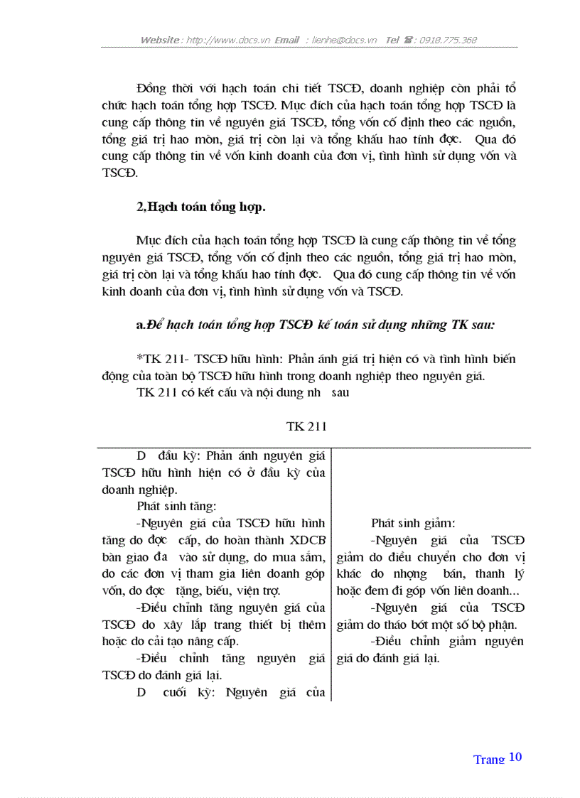 image for page Tổ chức hạch toán tscđ với việc nâng cao hiệu quả sử dụng tscđ ở công ty quản lý và sửa chữa đường bộ 234