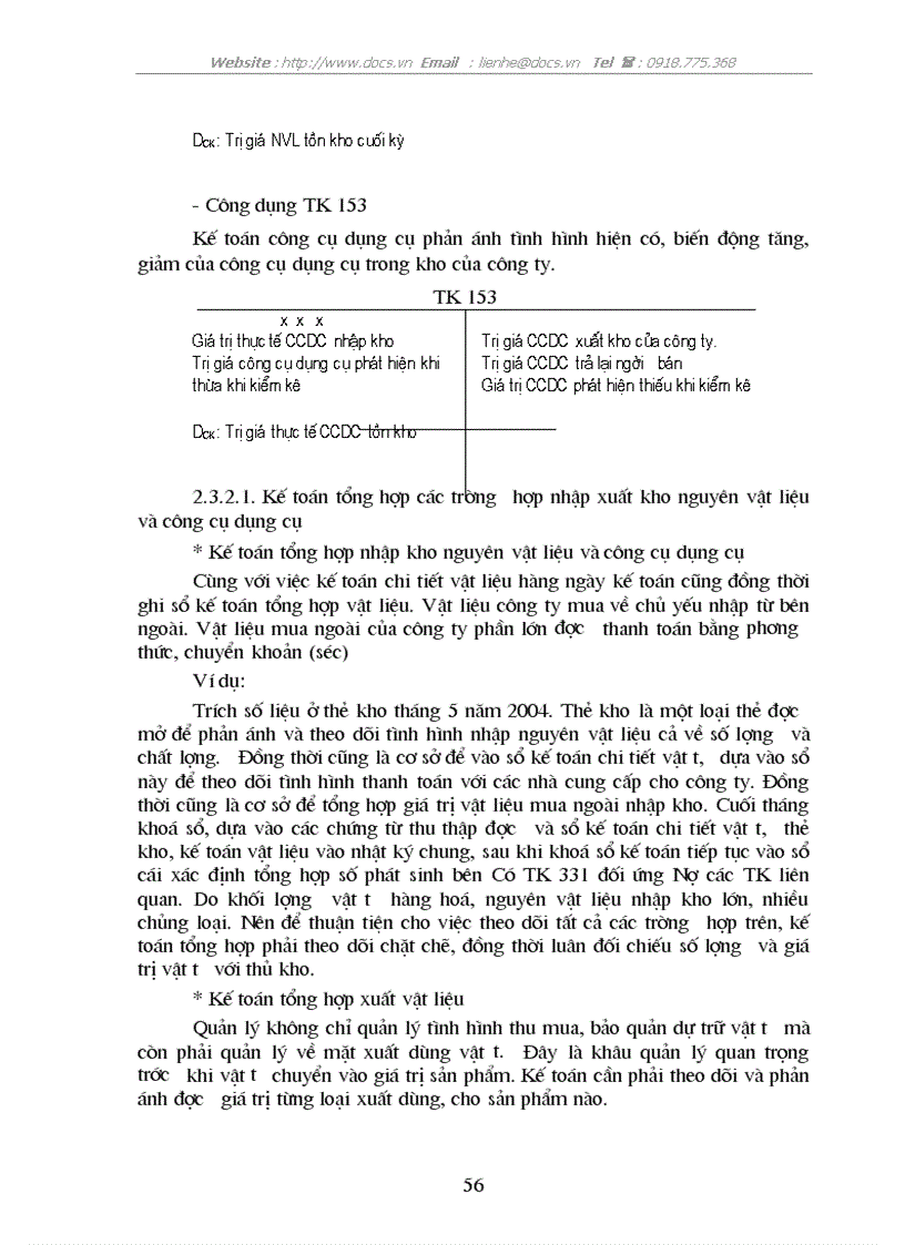 image for page Kế toán nguyên liệu vật liệu và công cụ dụng cụ tại công ty Nhựa y tế Tổng công ty thiết bị nhựa y tế Việt Nam