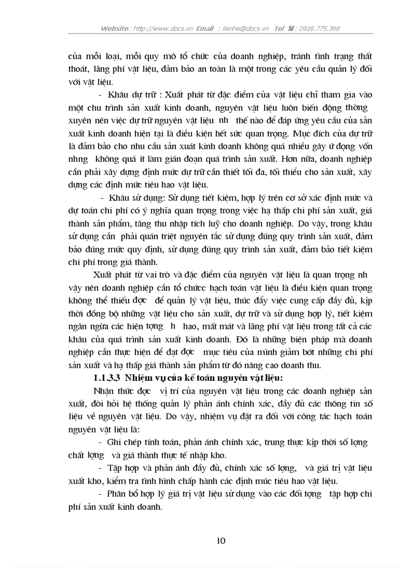 image for page Kế toán nguyên vật liệu tại Công ty trách nhiệm hữu hạn Minh Trí Hà Nội