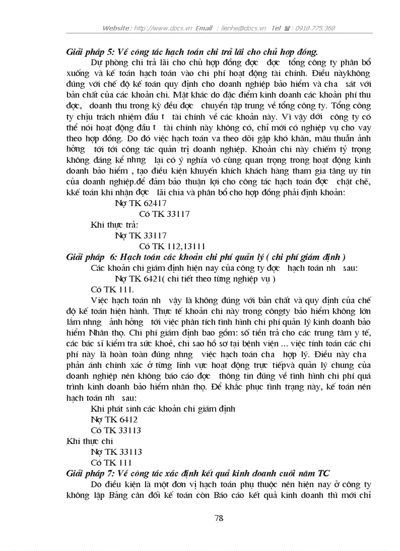 image for page Hoàn thiện công tác kế toán doanh thu chi phí xác định kết quả hoạt động kinh doanh bảo hiểm tại C ty BHNT Hà Nội