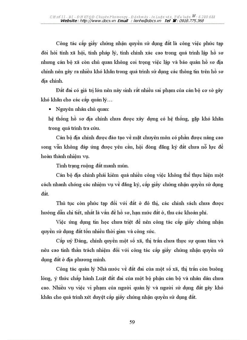 image for page Công tác đăng ký cấp giấy chứng nhận quyền sử dụng đất cho hộ gia đình cỏ nhõn sử dụng đất tại huyện Thanh Oai Tỉnh Hà Tây
