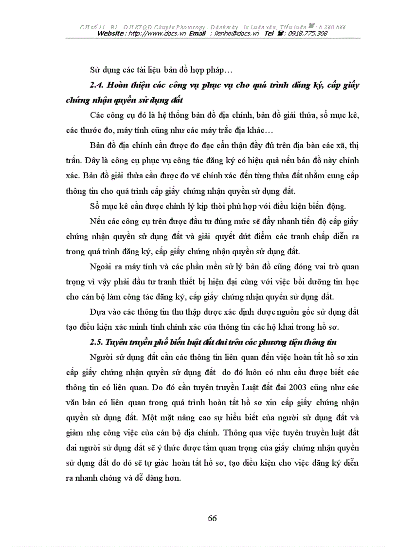 image for page Công tác đăng ký cấp giấy chứng nhận quyền sử dụng đất cho hộ gia đình cỏ nhõn sử dụng đất tại huyện Thanh Oai Tỉnh Hà Tây