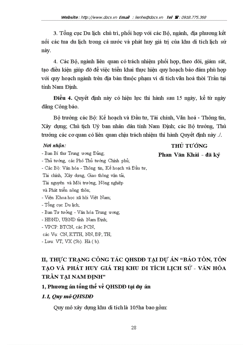 image for page Huy động sự tham gia của người dân trong quy hoạch sử dụng đất tại dự án bảo tồn tôn tạo và phát huy giá trị khu di tích lịch sử văn hóa trần tại