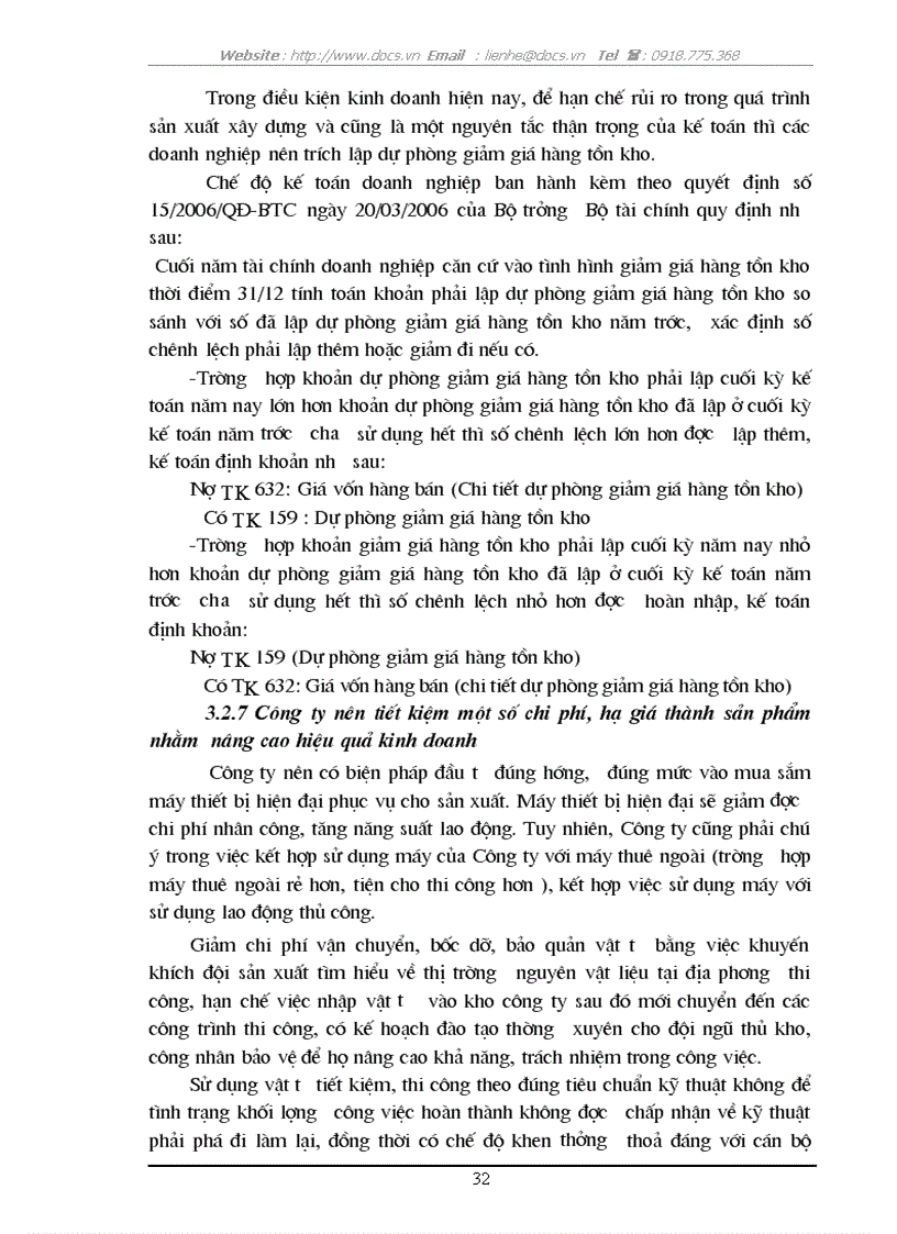 image for page Tổ chức công tác kế toán nguyên vật liệu tại Công ty cổ phần xây dựng Vạn Xuân