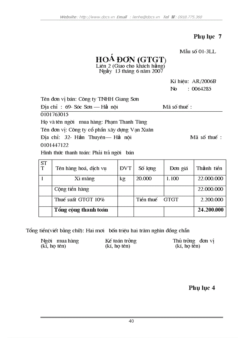 image for page Tổ chức công tác kế toán nguyên vật liệu tại Công ty cổ phần xây dựng Vạn Xuân