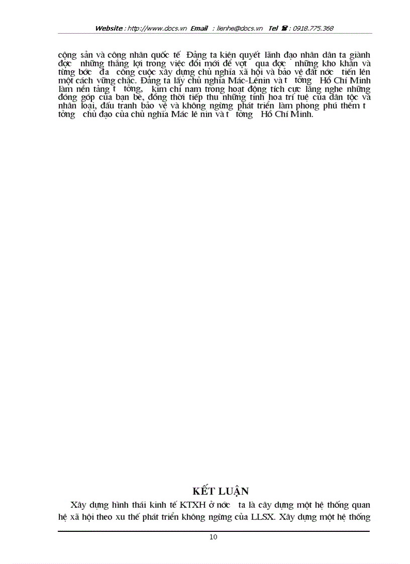 image for page Vận dụng học thuyết hình thái KT XH vào nước ta trong công cuộc đổi mới ở VN hiện nay