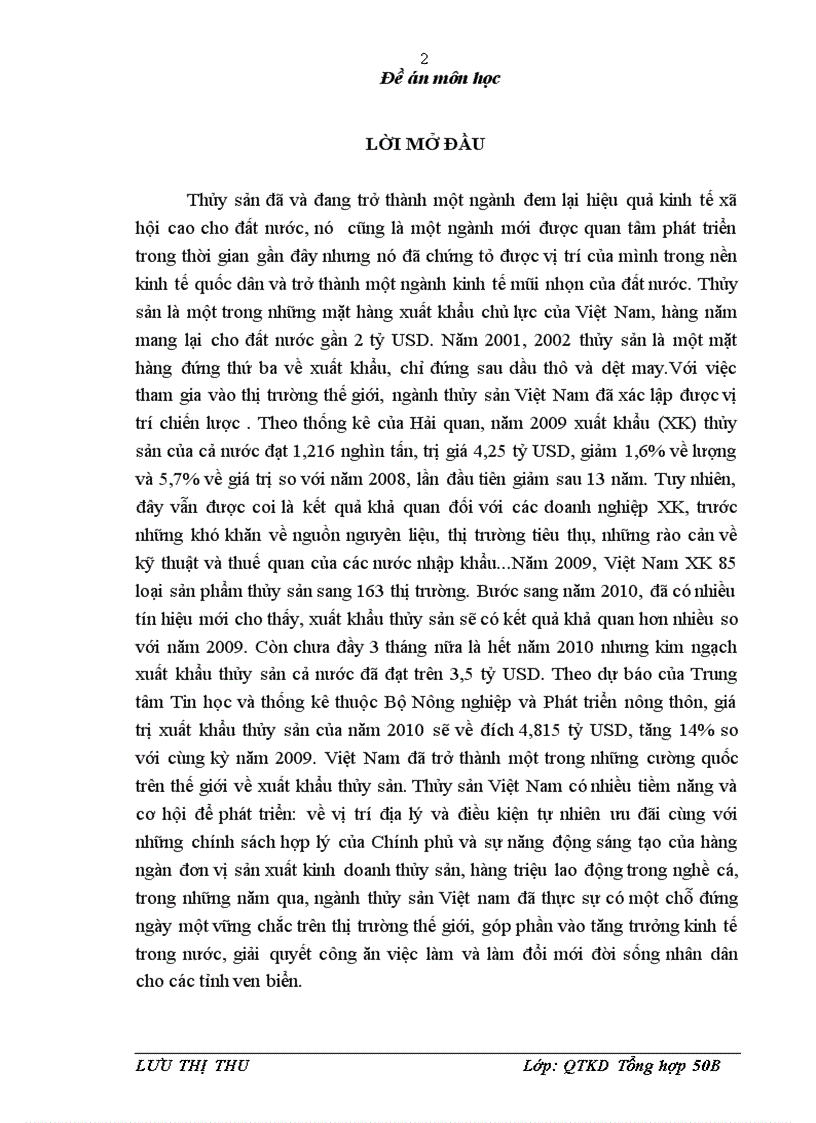 image for page Thực trạng xuất khẩu thuỷ sản việt nam sang thị trường mỹ