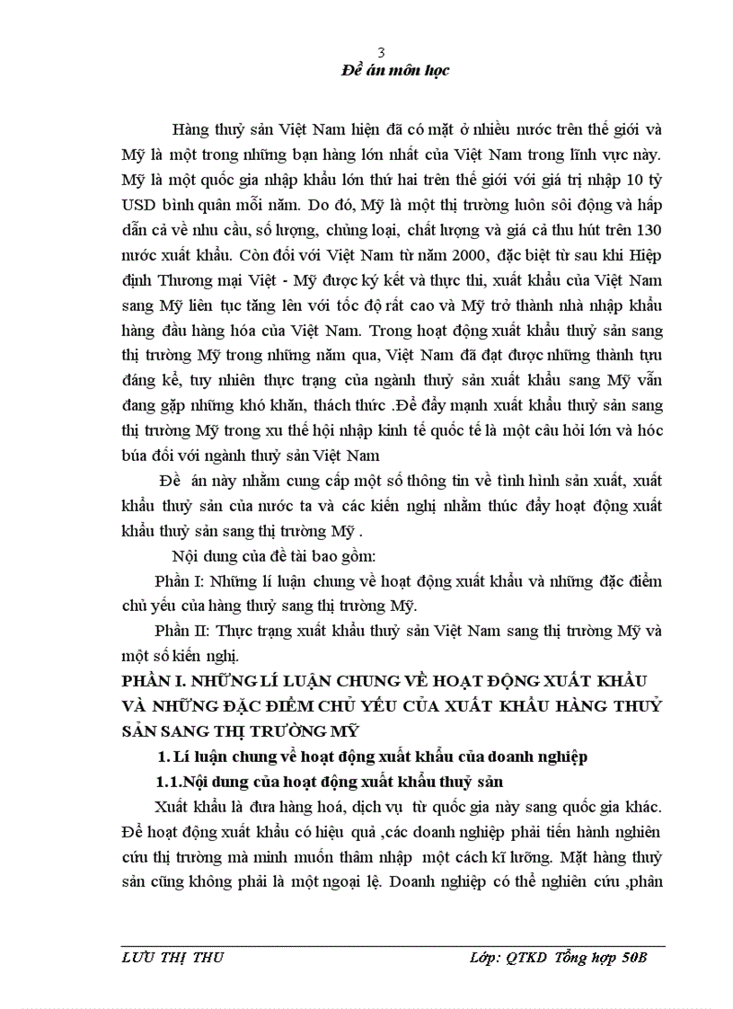 image for page Thực trạng xuất khẩu thuỷ sản việt nam sang thị trường mỹ