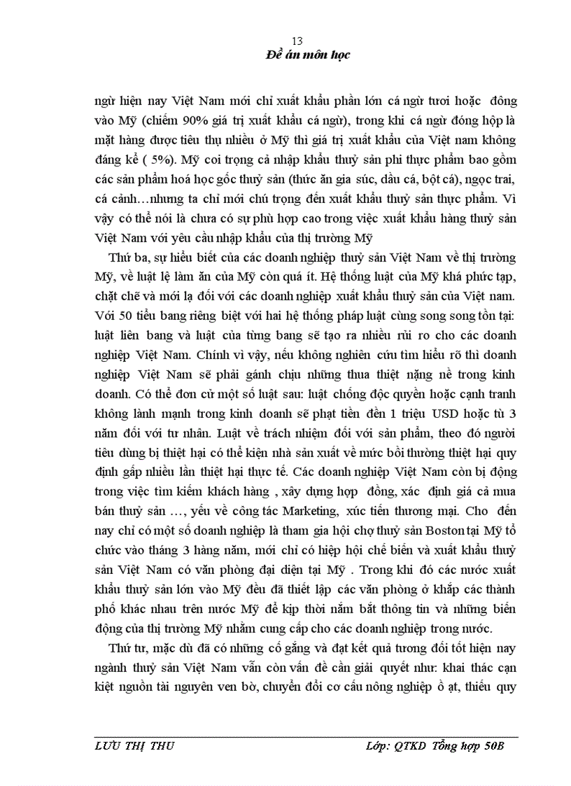 image for page Thực trạng xuất khẩu thuỷ sản việt nam sang thị trường mỹ