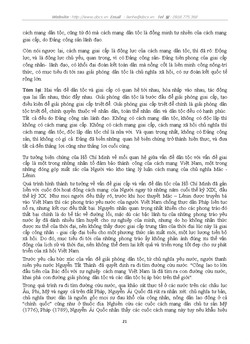 image for page Biện chứng giữa vấn đề dân tộc và giai cấp trong tư tưởng Hồ Chí Minh