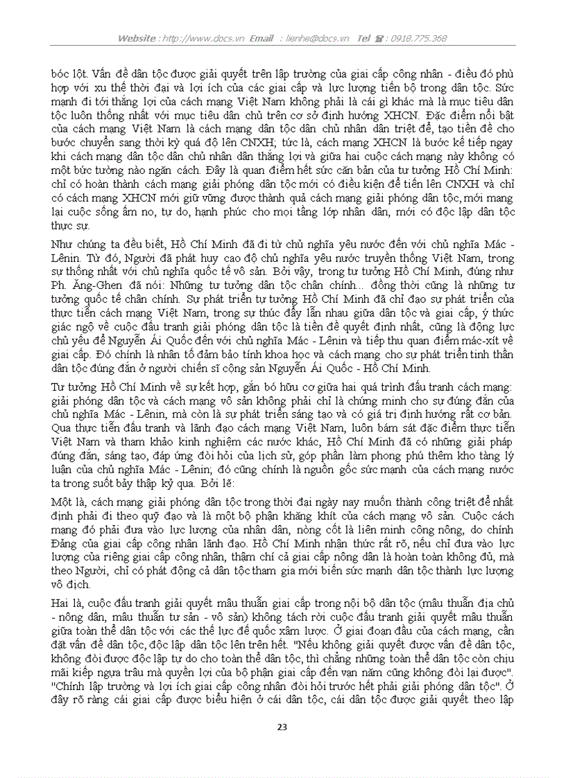 image for page Biện chứng giữa vấn đề dân tộc và giai cấp trong tư tưởng Hồ Chí Minh